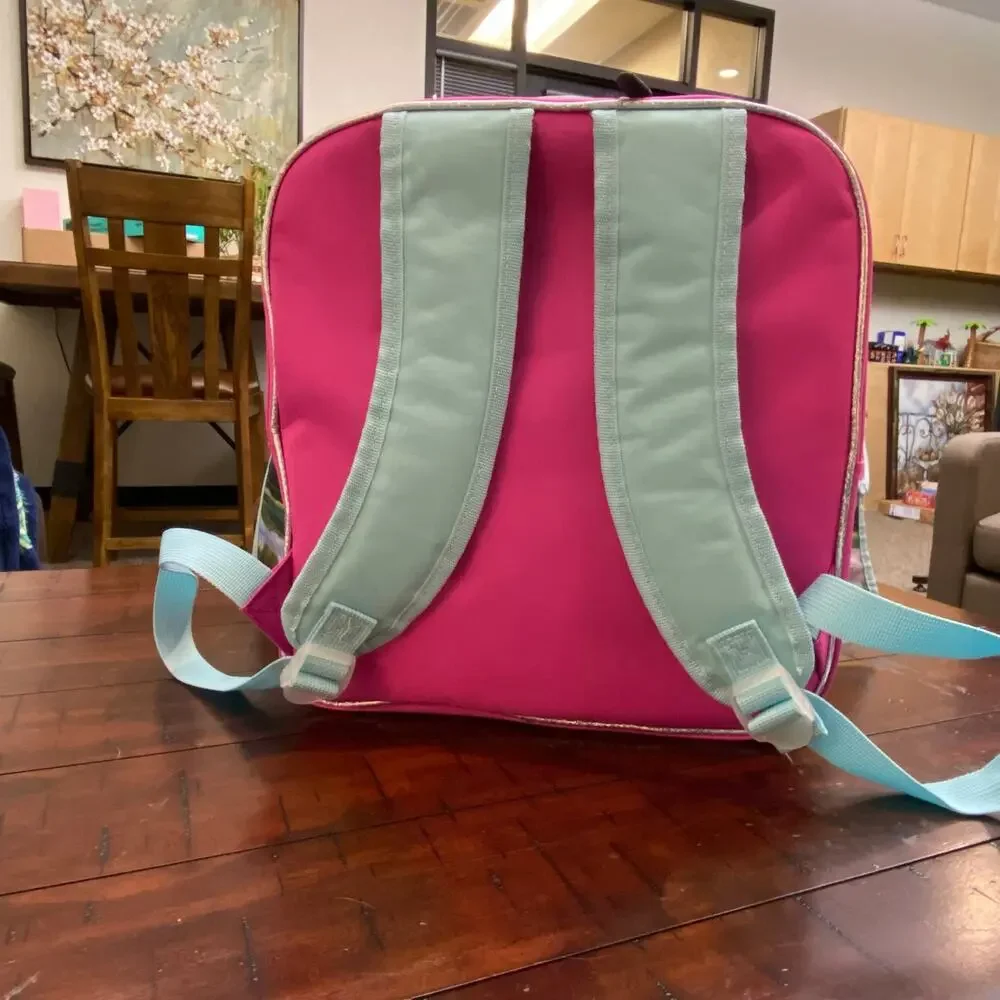 Lakeshore Learning Fantasy Adventure Backpack Unicorn Pegasus Playset Mat Case